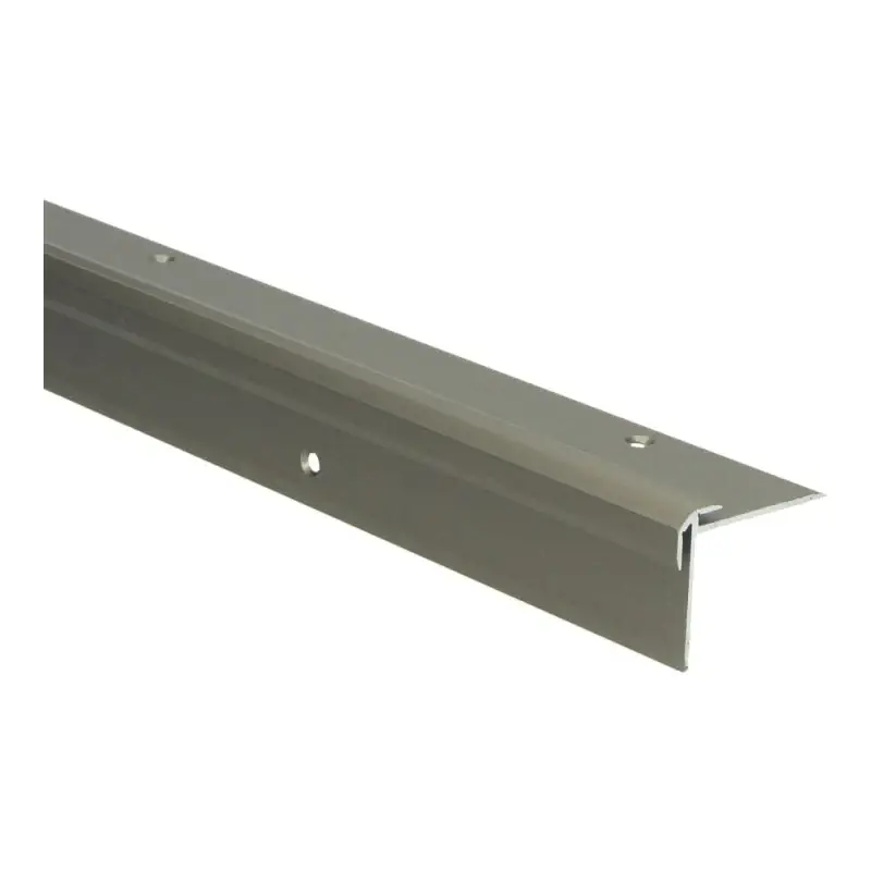 Hete Deal Inschuif trapneusprofiel tot 2,5mm PVC, rvs kleur