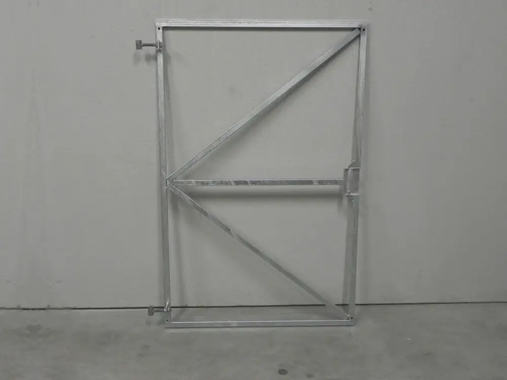 Bestseller Poortframe 1550 x 1000 mm, verstelbaar met slotkast Galvanisch verzinkt