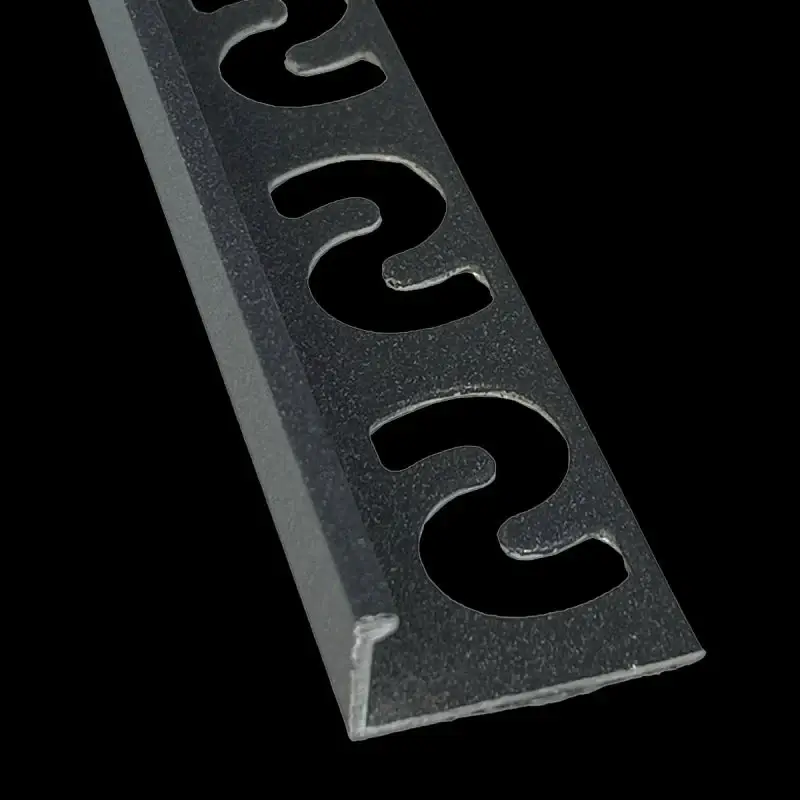 SUBSTRAT Recht Tegelprofiel Aluminium Grijs 11mm, 300cm (18015) Op = Op