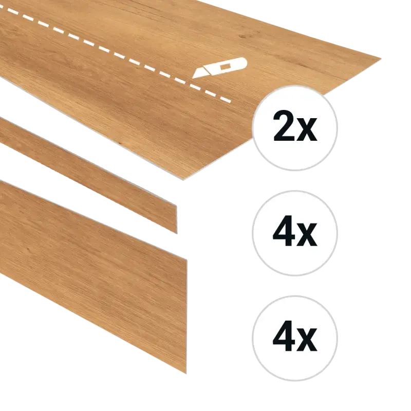 Uitverkoop Traptreden set PVC Jade