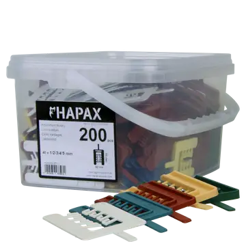 Populair HAPAX assortiment uitvulplaatjes 40x55 / 200 stuks