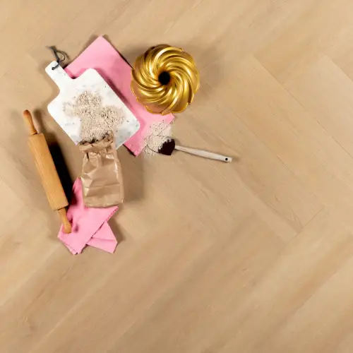 Bestel Nu Douwes Dekker PVC klik brede visgraat brioche Ultra Mat